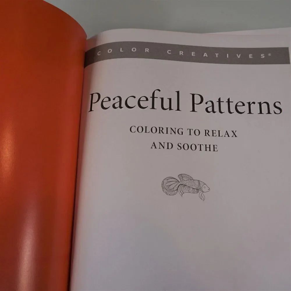 Color Creatives Book Peaceful Patterns Coloring To Relax And Soothe - Picture 3 of 9